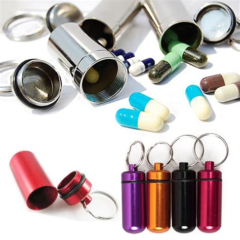 Keychain Pill Box 